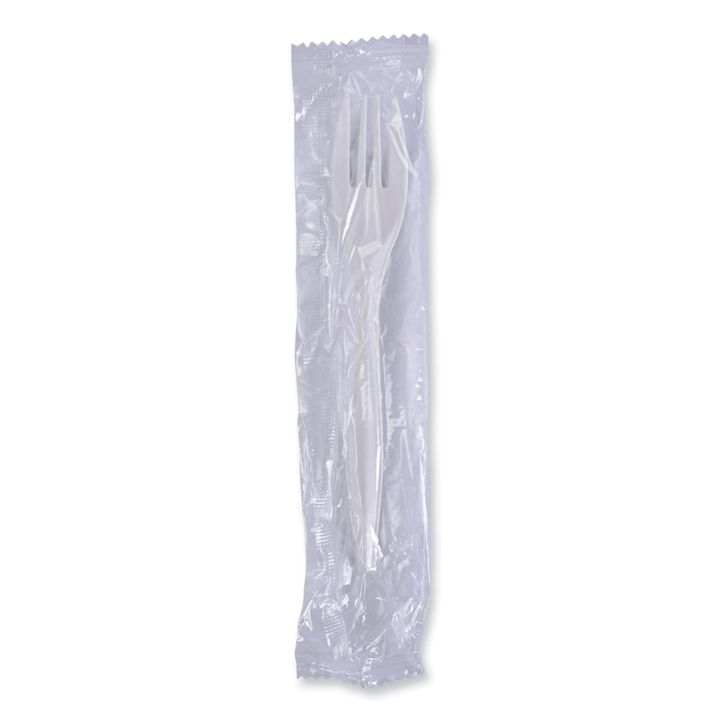 Boardwalk Mediumweight Wrapped Polypropylene Cutlery, Fork, White, 1000/Carton (FORKIW)