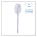 Boardwalk Mediumweight Wrapped Polypropylene Cutlery, Soup Spoon, White, 1,000/Carton (SSMWPPWIW)