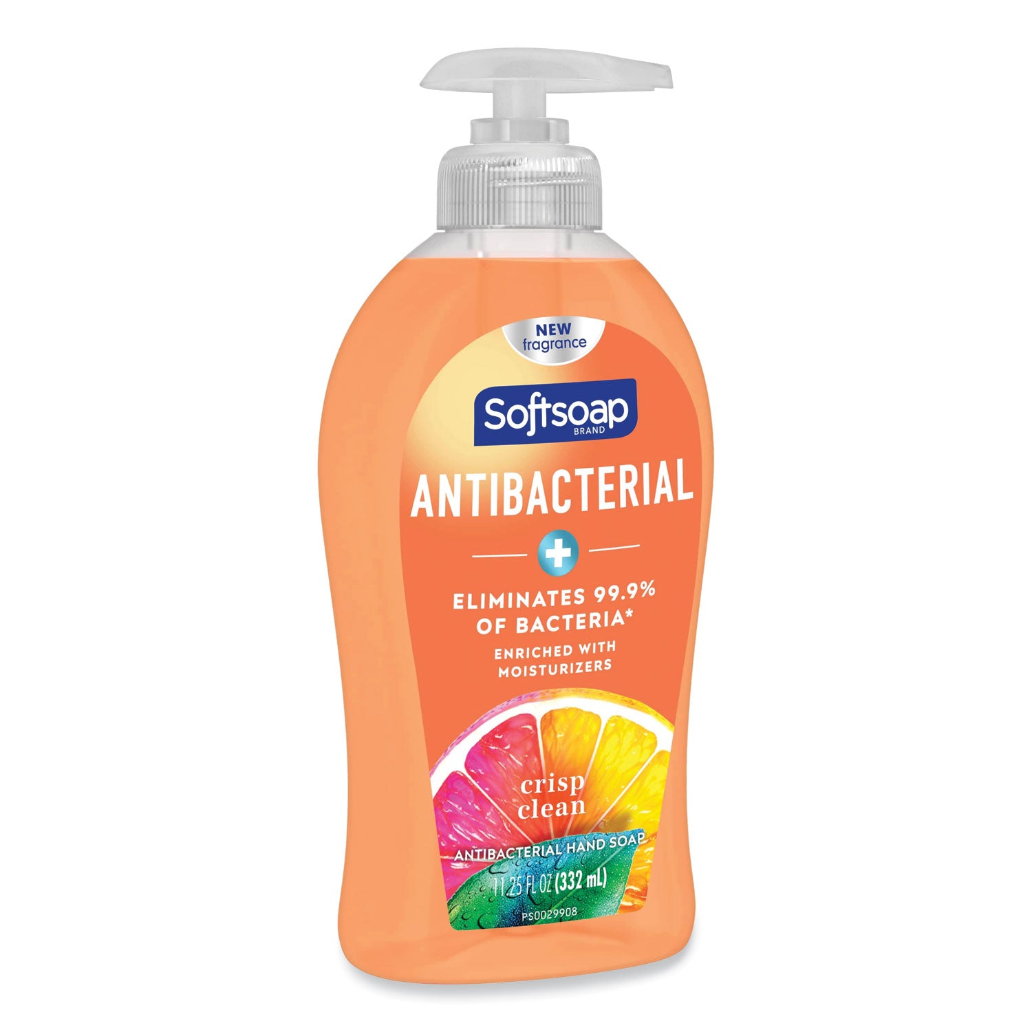 Softsoap Antibacterial Hand Soap, Crisp Clean Scent, 11.25 oz, 6/Carton (44571)