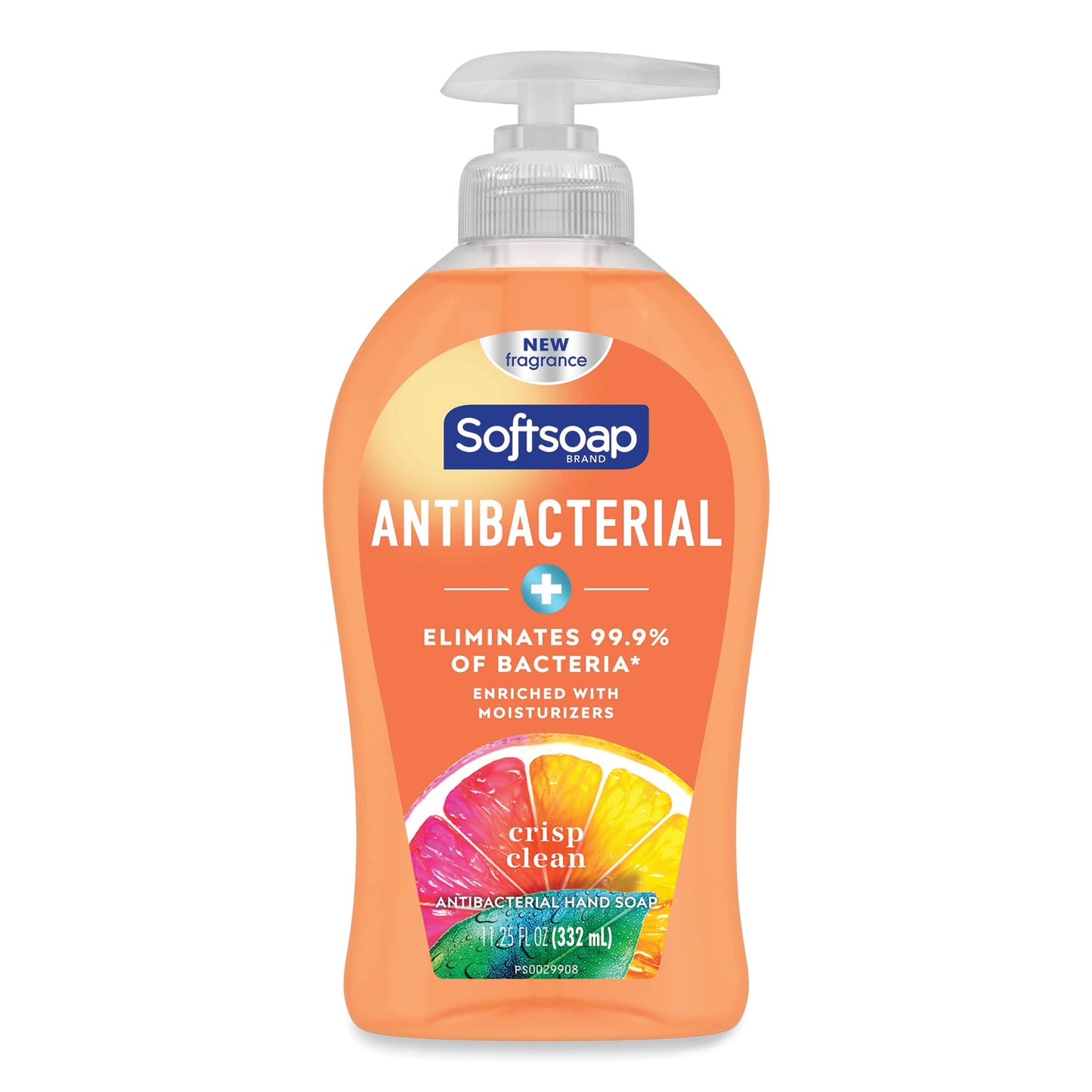 Softsoap Antibacterial Hand Soap, Crisp Clean Scent, 11.25 oz, 6/Carton (44571)