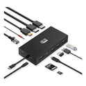 Adesso 12-in-1 USB-C Multi-Port TAA Compliant Docking Station, Black (AUH4060)
