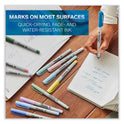 Sharpie Mystic Gems Markers, Ultra-Fine Needle Tip, Assorted, 24/Pack (2136772)