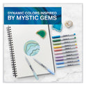 Sharpie Mystic Gems Markers, Ultra-Fine Needle Tip, Assorted, 24/Pack (2136772)