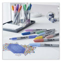 Sharpie Mystic Gems Markers, Fine Bullet Tip, Assorted, 24/Pack (2136727)