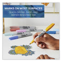 Sharpie Mystic Gems Markers, Fine Bullet Tip, Assorted, 24/Pack (2136727)