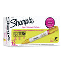 Sharpie Permanent Paint Marker, Medium Bullet Tip, Yellow, Dozen (2107619)