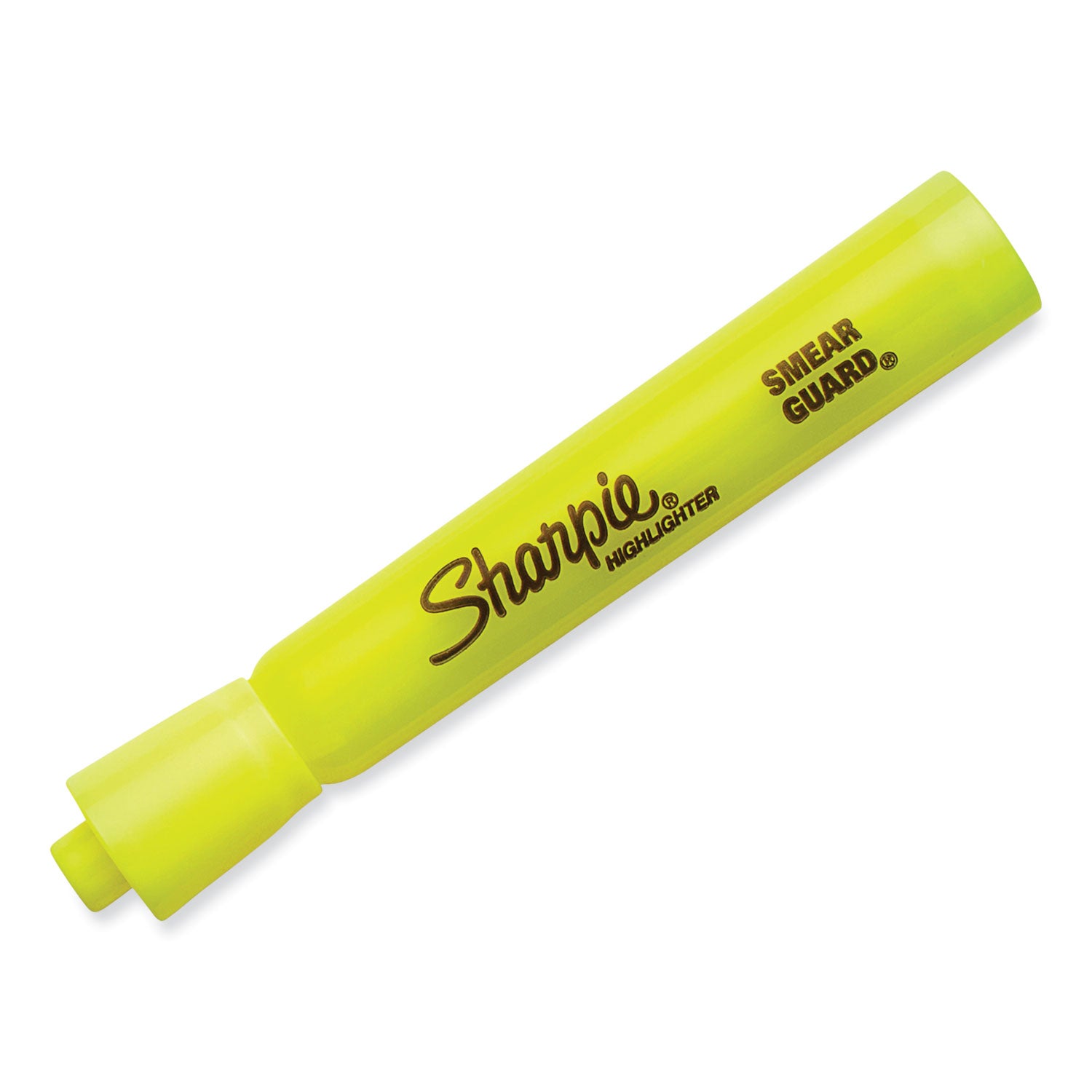 Sharpie Tank Style Highlighter Value Pack, Fluorescent Yellow Ink, Chisel Tip, Yellow Barrel, 36/Box (1920938)
