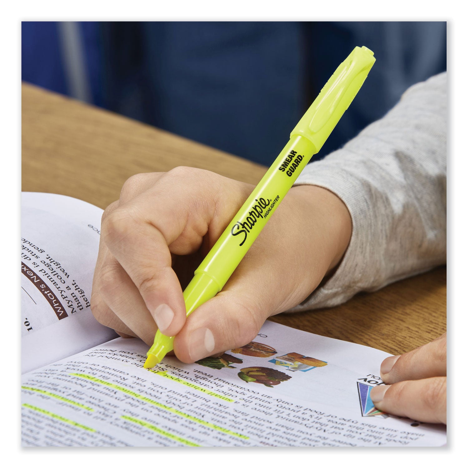 Sharpie Pocket Style Highlighters, Assorted Ink Colors, Chisel Tip, Assorted Barrel Colors, 5/Set (1908101)