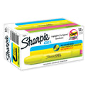 Sharpie Gel Highlighters, Fluorescent Yellow Ink, Bullet Tip, Yellow Barrel (1780478)