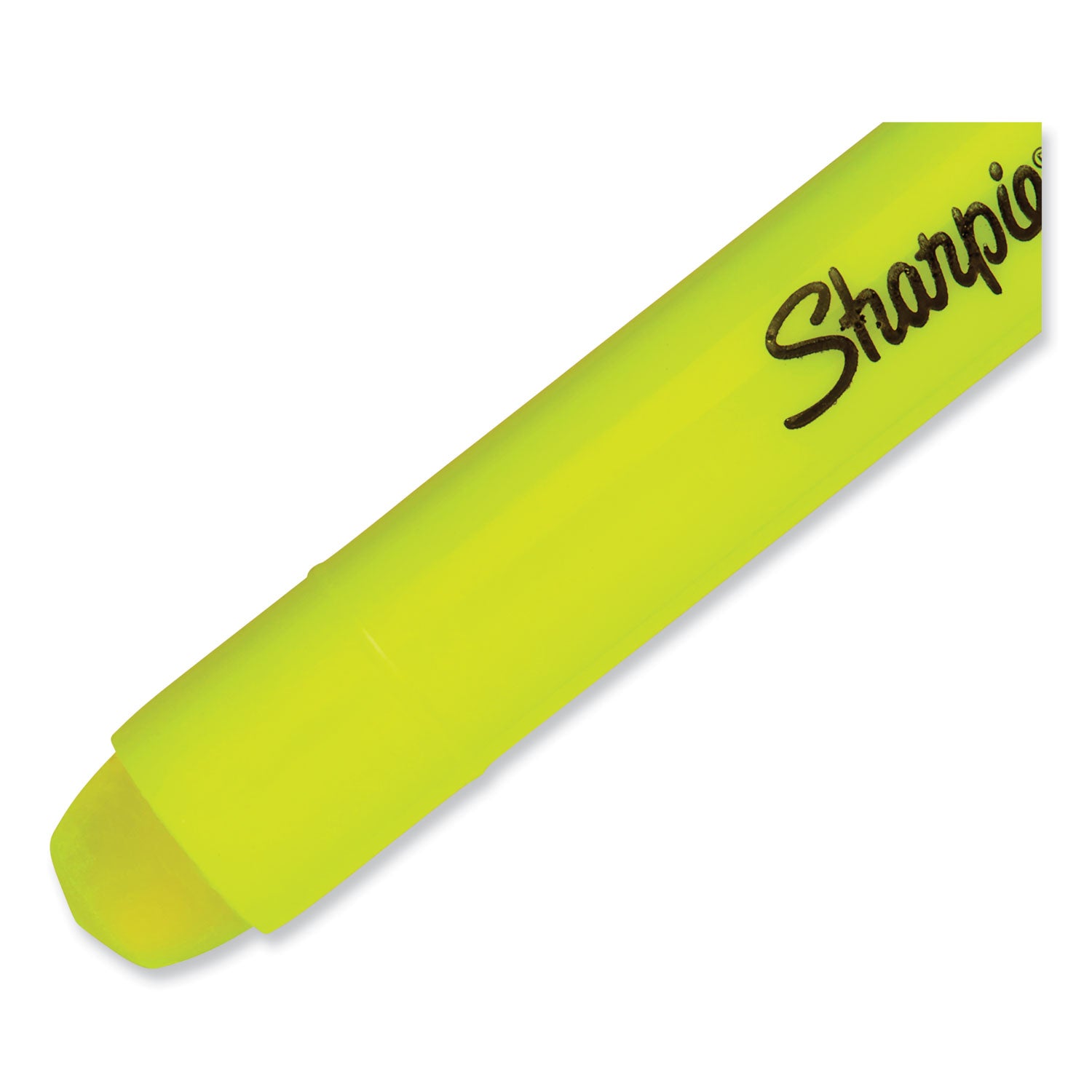 Sharpie Gel Highlighters, Fluorescent Yellow Ink, Bullet Tip, Yellow Barrel (1780478)