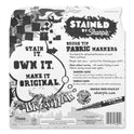 Sharpie Stained Fabric Markers, Medium Brush Tip, Assorted Colors, 8/Pack (1779005)