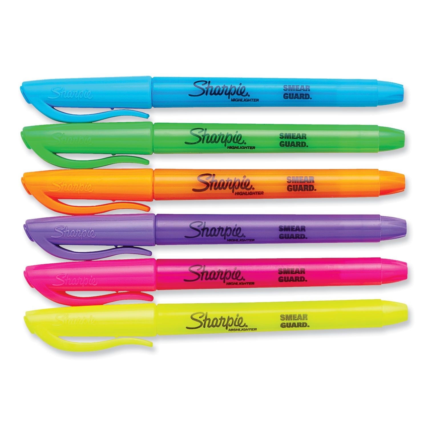 Sharpie Pocket Style Highlighters, Assorted Ink Colors, Chisel Tip, Assorted Barrel Colors, 24/Pack (1761791)