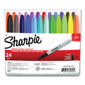 Sharpie Fine Tip Permanent Marker, Fine Bullet Tip, Assorted Colors, 24/Set (75846)