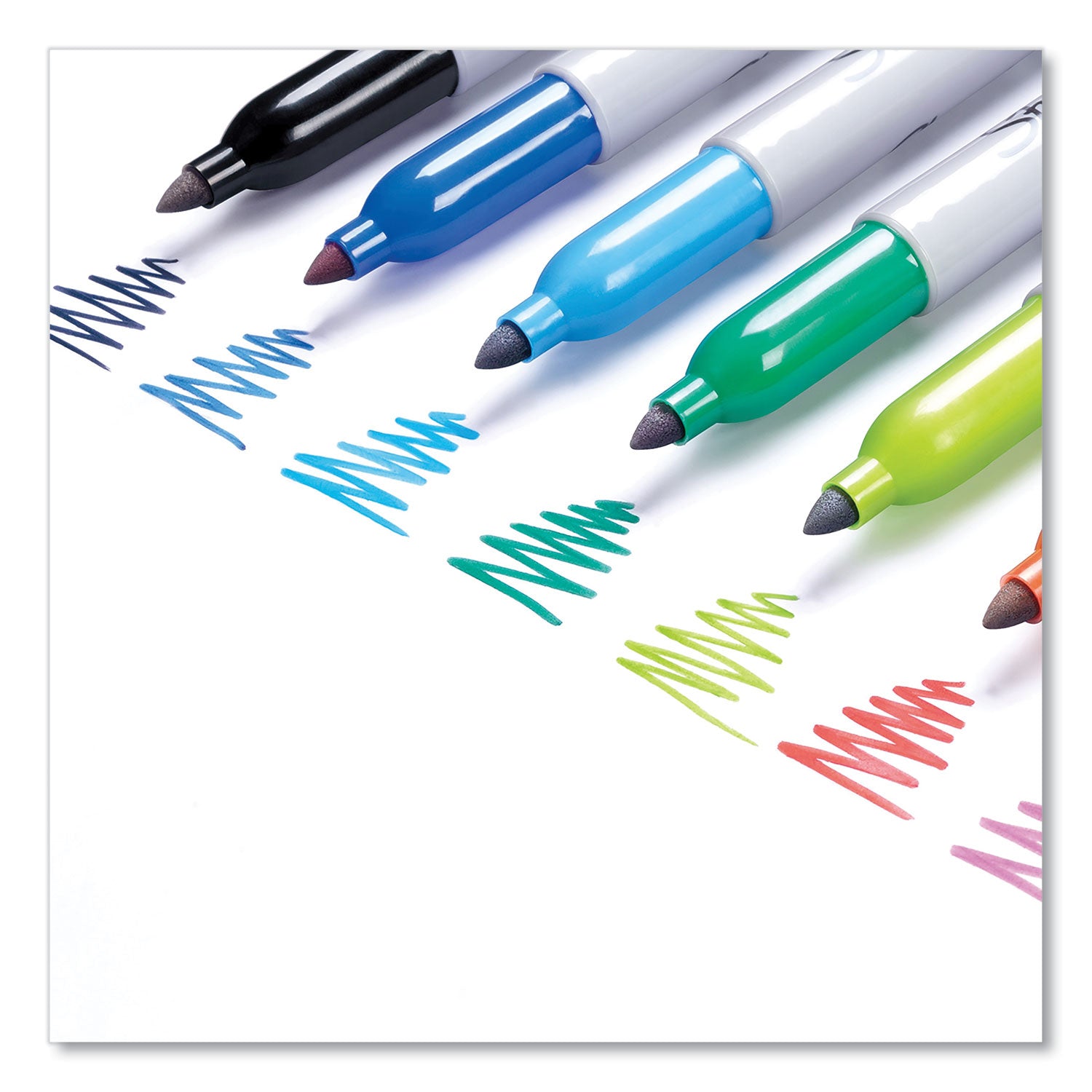 Sharpie Fine Tip Permanent Marker, Fine Bullet Tip, Assorted Colors, 24/Set (75846)