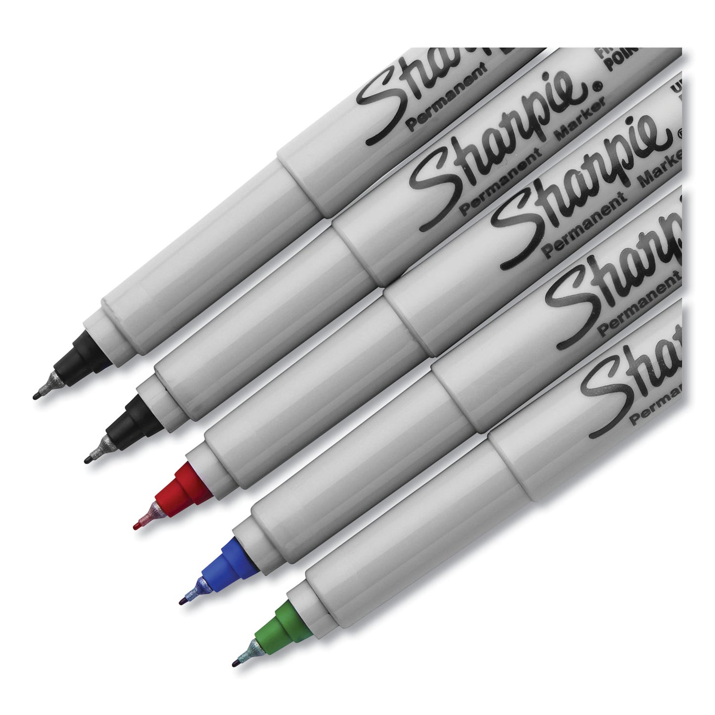 Sharpie Ultra Fine Tip Permanent Marker, Ultra-Fine Needle Tip, Assorted Colors, 5/Set (37675PP)