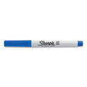 Sharpie Ultra Fine Tip Permanent Marker, Ultra-Fine Needle Tip, Blue, Dozen (37003)