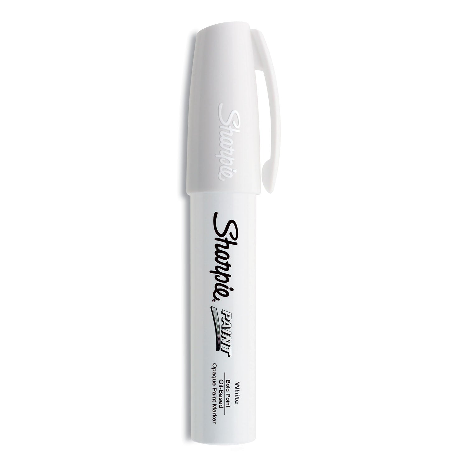 Sharpie Permanent Paint Marker, Extra-Broad Chisel Tip, White (35568)