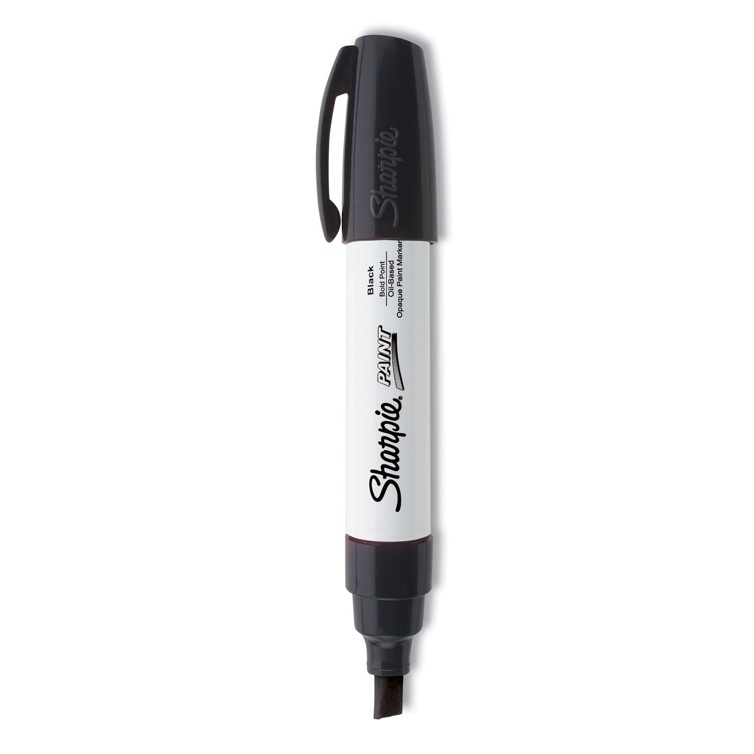 Sharpie Permanent Paint Marker, Extra-Broad Chisel Tip, Black (35564)