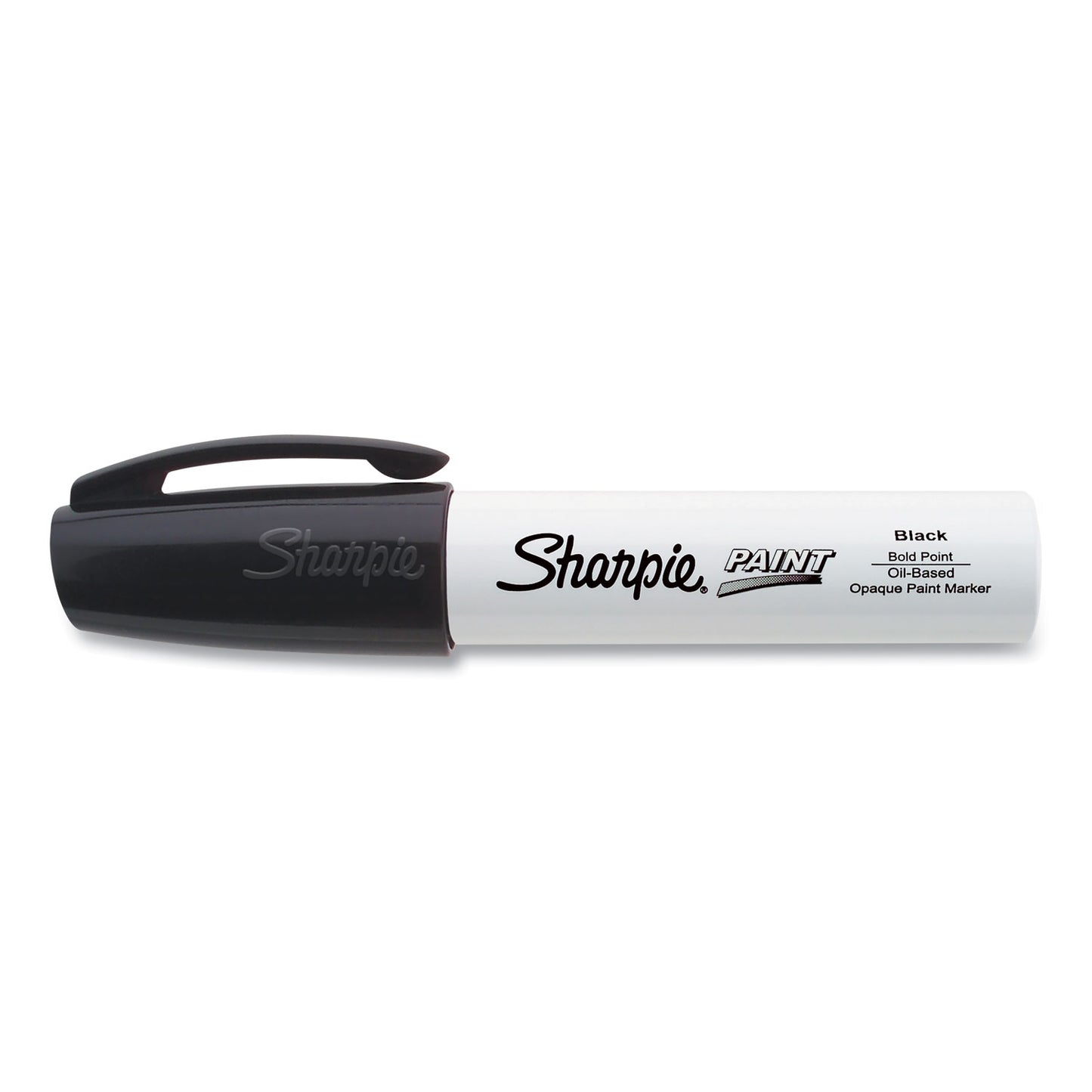 Sharpie Permanent Paint Marker, Extra-Broad Chisel Tip, Black (35564)