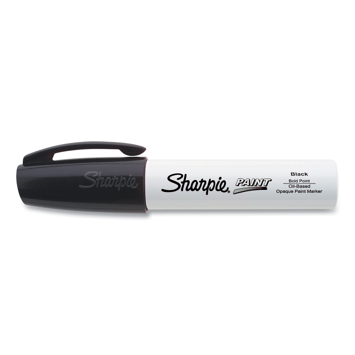 Sharpie Permanent Paint Marker, Extra-Broad Chisel Tip, Black (35564)