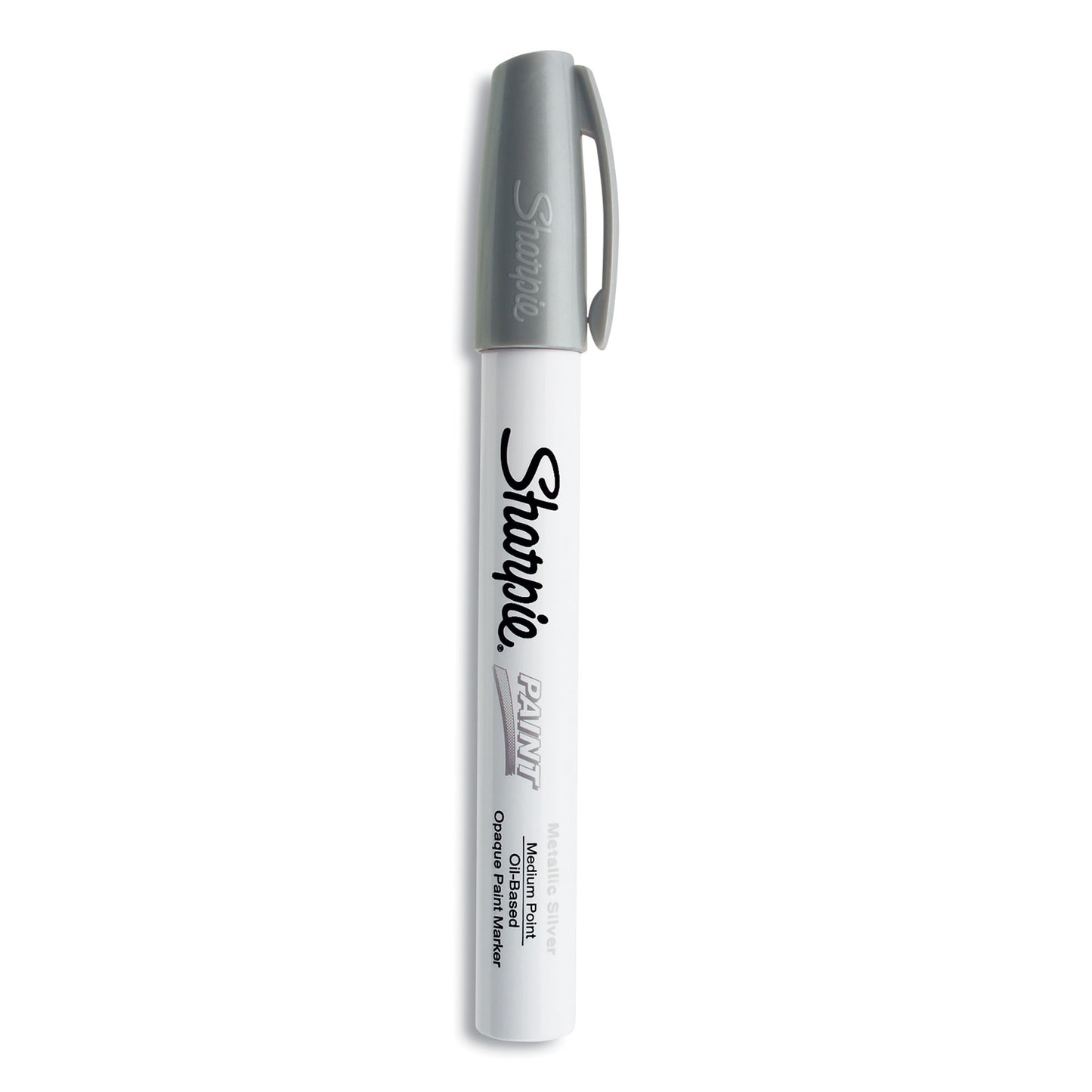 Sharpie Permanent Paint Marker, Medium Bullet Tip, Silver (35560)
