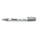 Sharpie Permanent Paint Marker, Medium Bullet Tip, Silver (35560)
