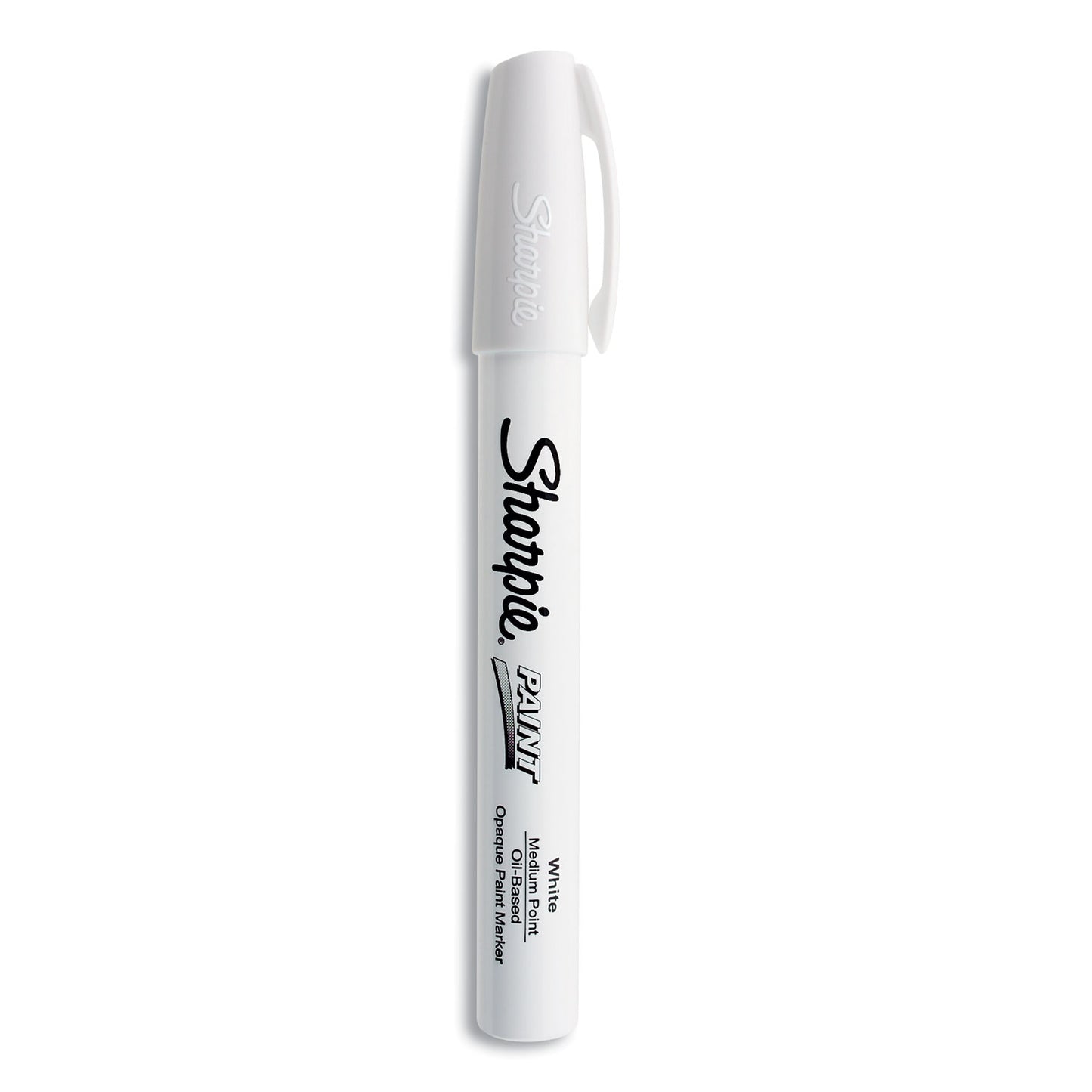 Sharpie Permanent Paint Marker, Medium Bullet Tip, White (35558)