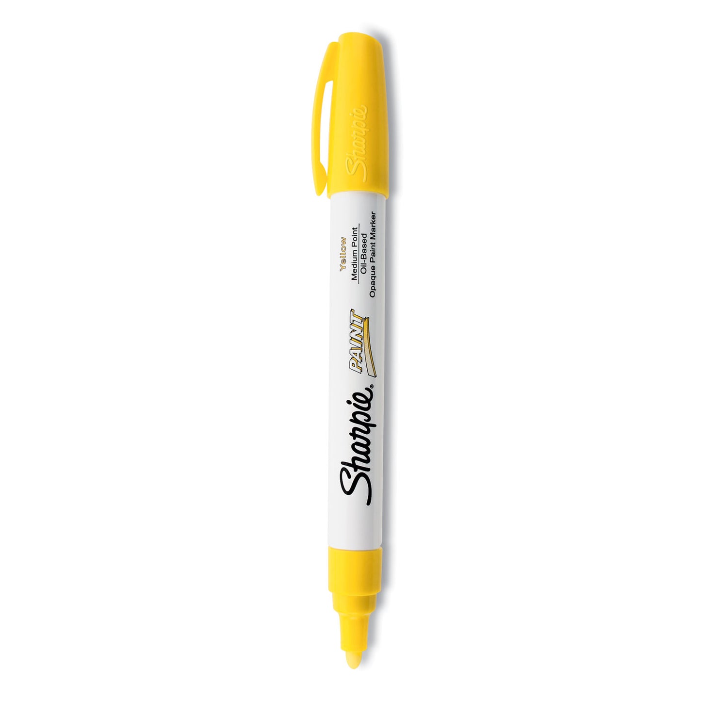 Sharpie Permanent Paint Marker, Medium Bullet Tip, Yellow (35554)