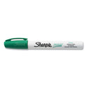 Sharpie Permanent Paint Marker, Medium Bullet Tip, Green (35552)