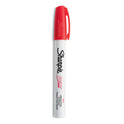 Sharpie Permanent Paint Marker, Medium Bullet Tip, Red (35550)