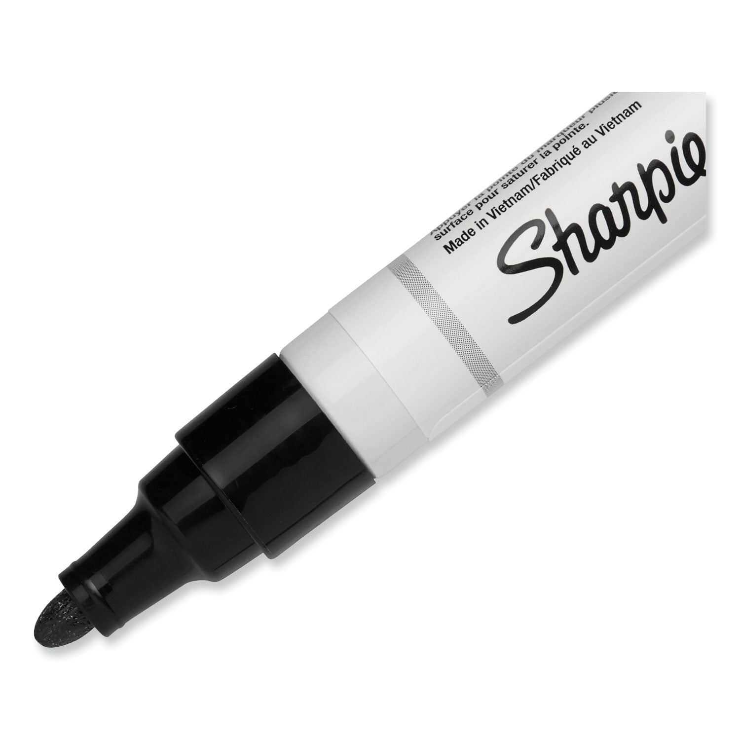 Sharpie Permanent Paint Marker, Medium Bullet Tip, Black (35549)