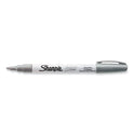 Sharpie Permanent Paint Marker, Fine Bullet Tip, Silver (35545)