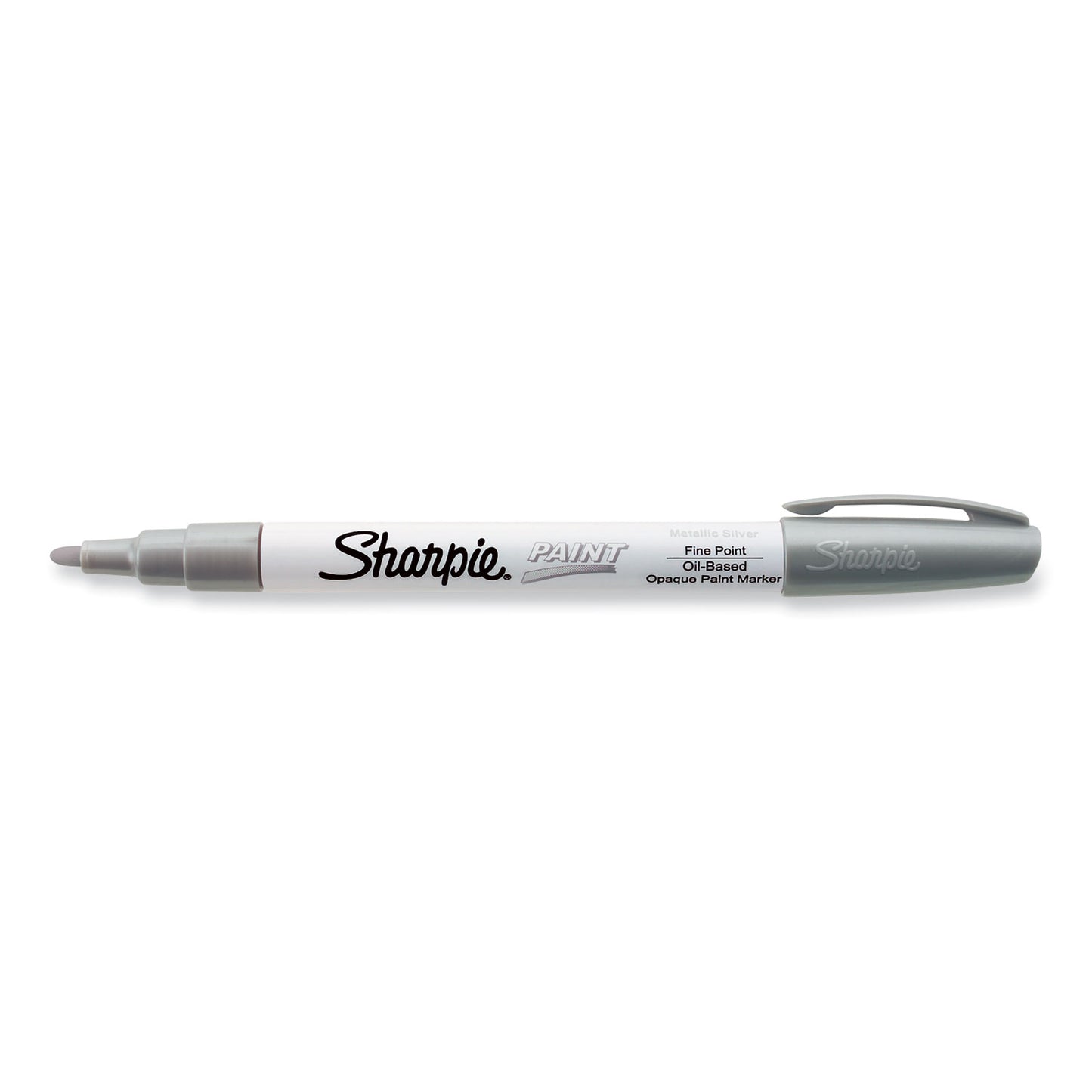 Sharpie Permanent Paint Marker, Fine Bullet Tip, Silver (35545)