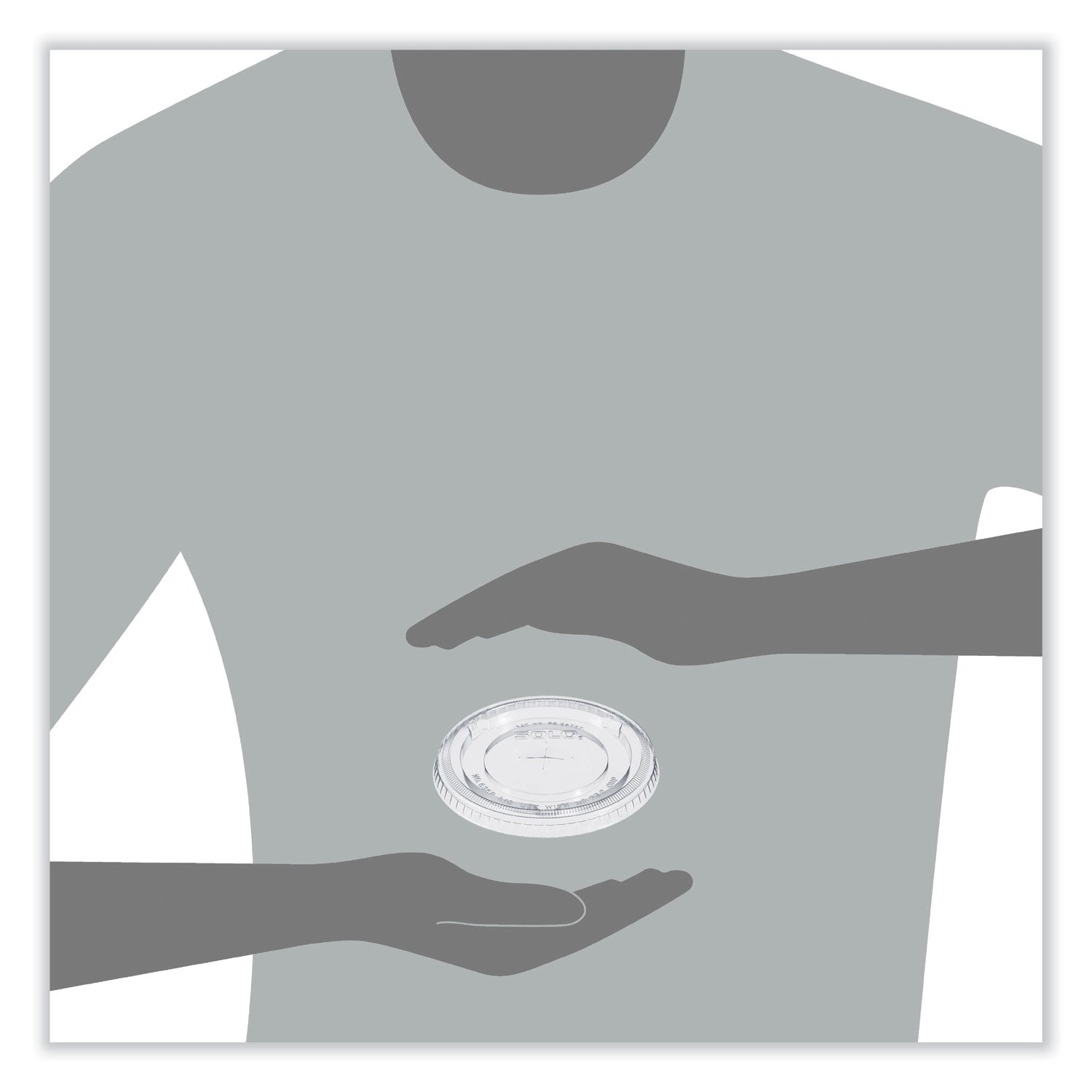 Dart Plastic Cold Cup Lids, Fits 32 oz Cups, Clear, 500/Carton (636TS)