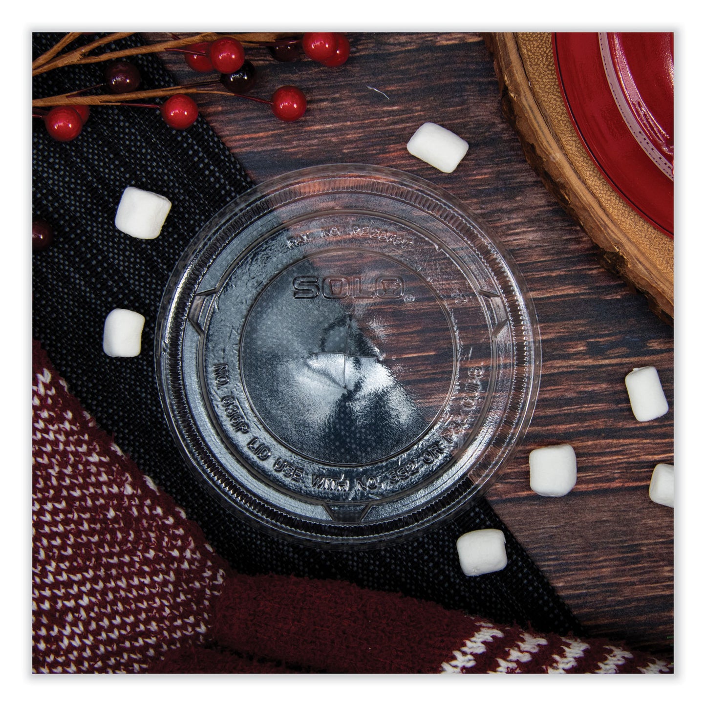 Dart Plastic Cold Cup Lids, Fits 32 oz Cups, Clear, 500/Carton (636TS)