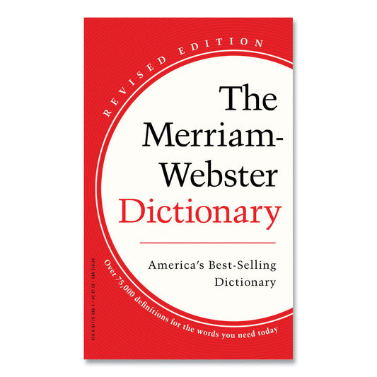 Merriam Webster The Merriam-Webster Dictionary, Revised Edition, Paperback, 960 Pages (2952)