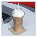 Boardwalk PET Cold Cup Dome Lids, Fits 14 oz to 24 oz Plastic Cups, Clear, 100 Lids/Sleeve, 10 Sleeves/Carton (PETDOME)