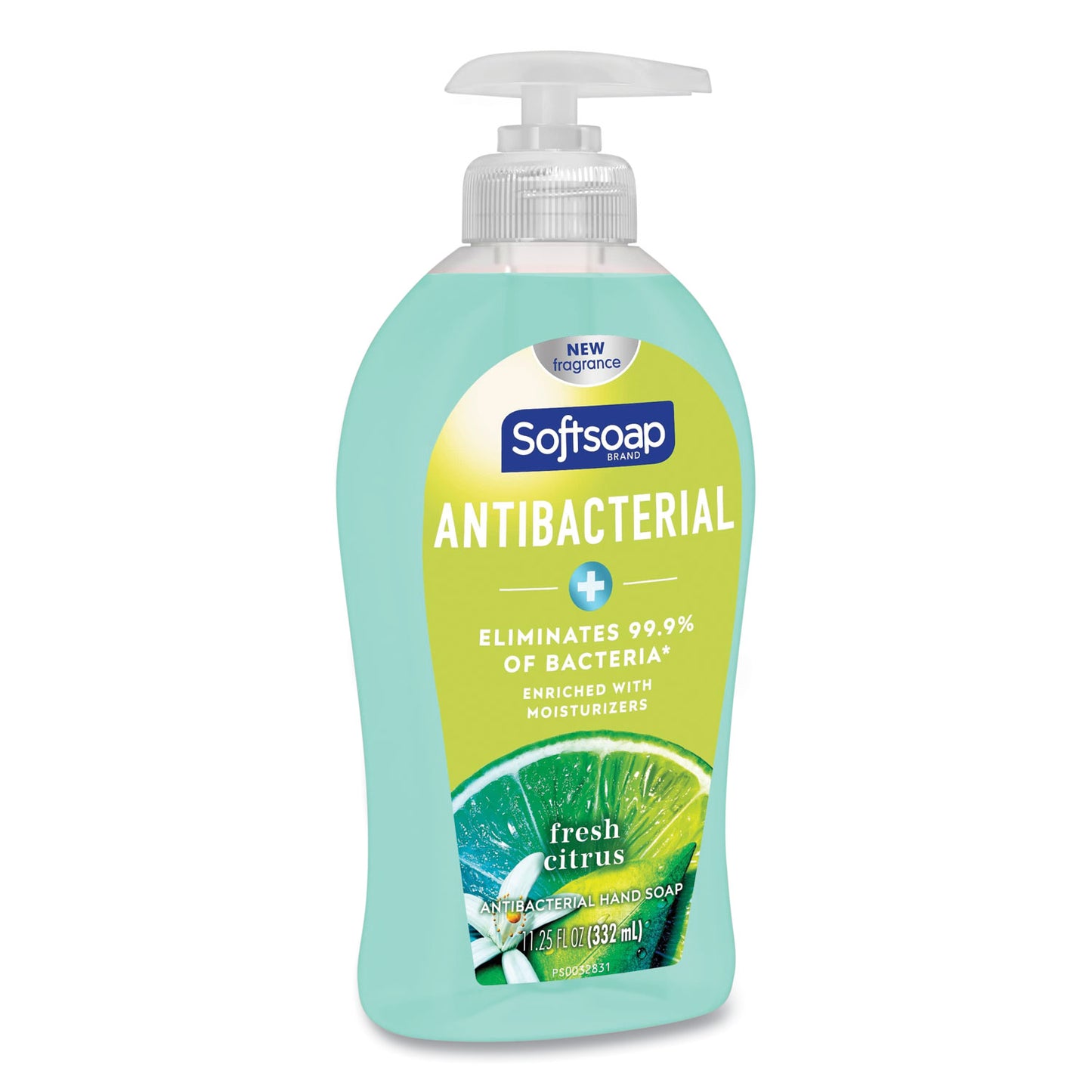 Softsoap Antibacterial Hand Soap, Fresh Citrus Scent, 11.25 oz, 6/Carton (44572)