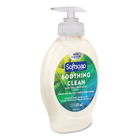 Softsoap Liquid Hand Soap with Aloe, Clean Fresh Scent, 7.5 oz (45634EA)