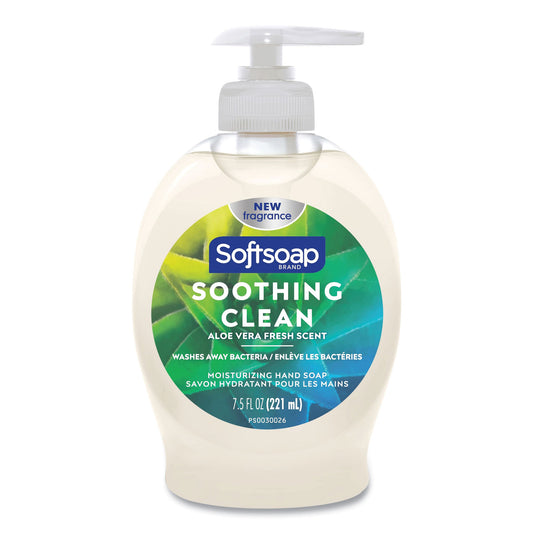 Softsoap Liquid Hand Soap with Aloe, Clean Fresh Scent, 7.5 oz (45634EA)