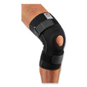 ergodyne ProFlex 620 Open Patella Spiral Stays Knee Sleeve, Large, Black (16544)