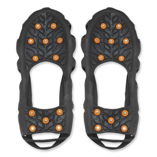 ergodyne Trex 6304 One-Piece Step-In Full Coverage Ice Cleats, Small, Black, Pair (16782)