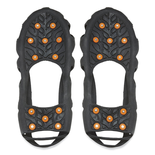 ergodyne Trex 6304 One-Piece Step-In Full Coverage Ice Cleats, Medium, Black, Pair (16783)