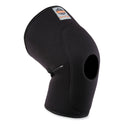 ergodyne ProFlex 615 Open Patella Anterior Pad Knee Sleeve, Large, Black (16534)