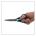 Westcott Value Line Stainless Steel Shears, 8" Long, 3.5" Cut Length, Offset Black Handle (13135)