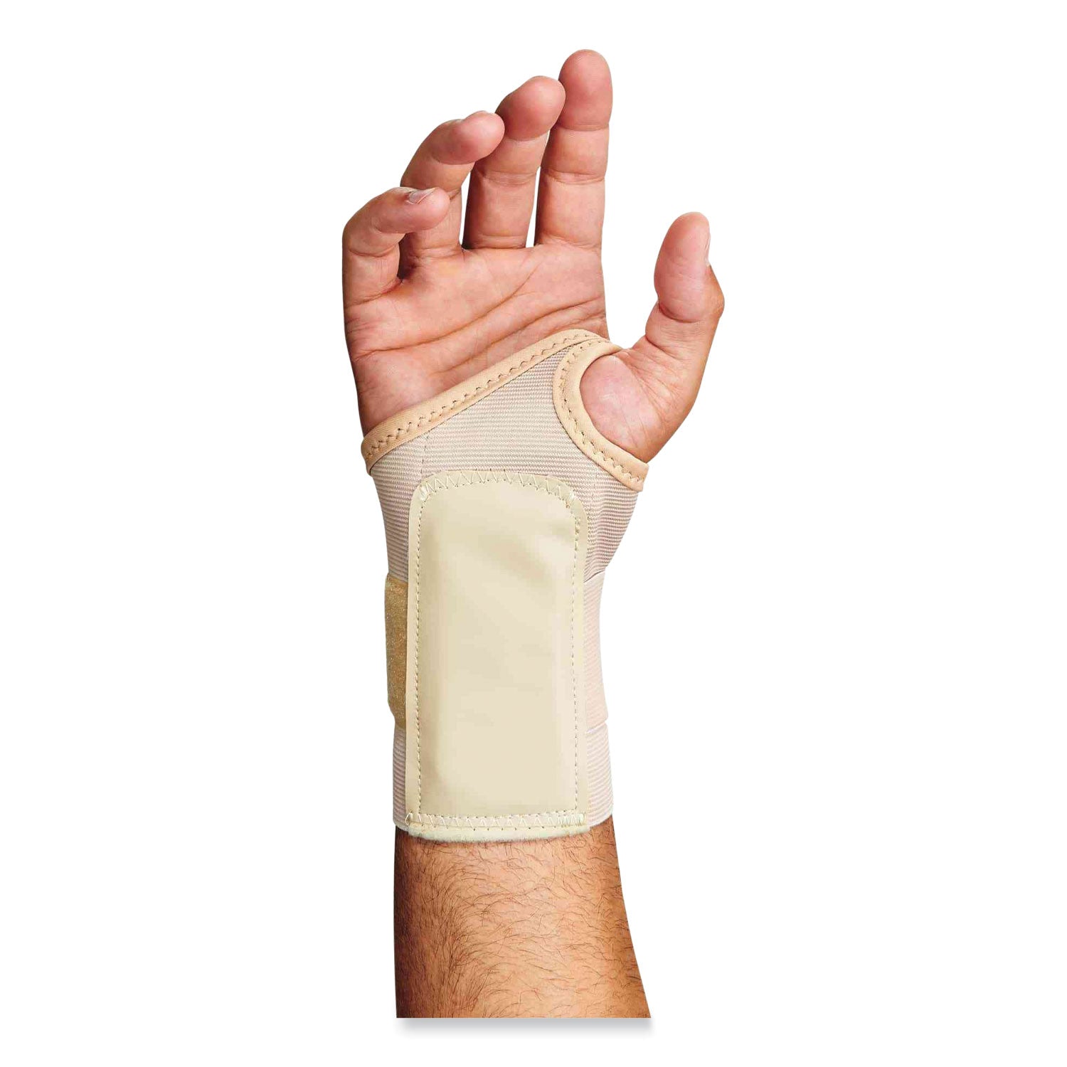 ergodyne ProFlex 4000 Single Strap Wrist Support, Small, Fits Left Hand, Tan (70112)