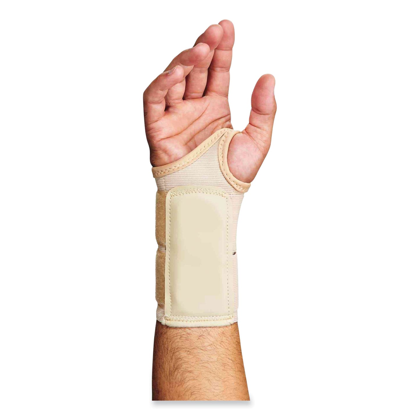 ergodyne ProFlex 4010 Double Strap Wrist Support, Medium, Fits Left Hand, Tan (70134)
