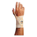 ergodyne ProFlex 4000 Single Strap Wrist Support, Large, Fits Left Hand, Tan (70116)
