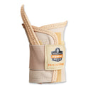 ergodyne ProFlex 4000 Single Strap Wrist Support, Medium, Fits Left Hand, Tan (70114)