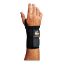 ergodyne ProFlex 4010 Double Strap Wrist Support, Small, Fits Left Hand, Black (70032)